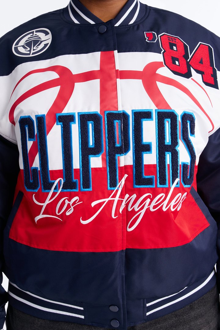 NBA LA Clippers Twill Jacket - Navy