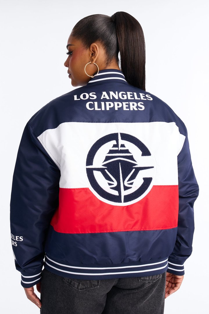 NBA LA Clippers Twill Jacket - Navy