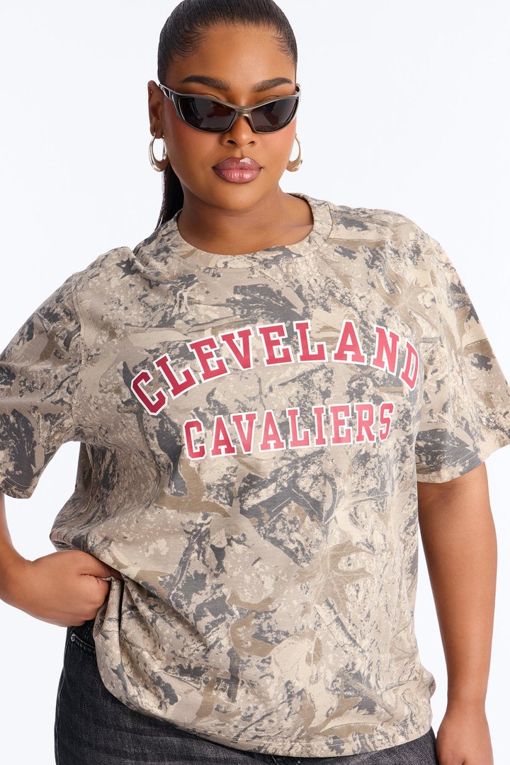 NBA Cleveland Cavaliers Camo Tee - Camouflage