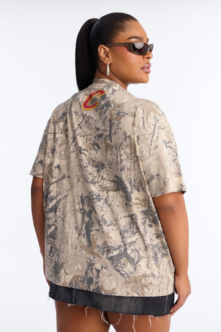 NBA Cleveland Cavaliers Camo Tee - Camouflage