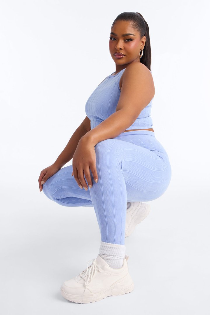 Easy Days Seamless Legging Set - Periwinkle