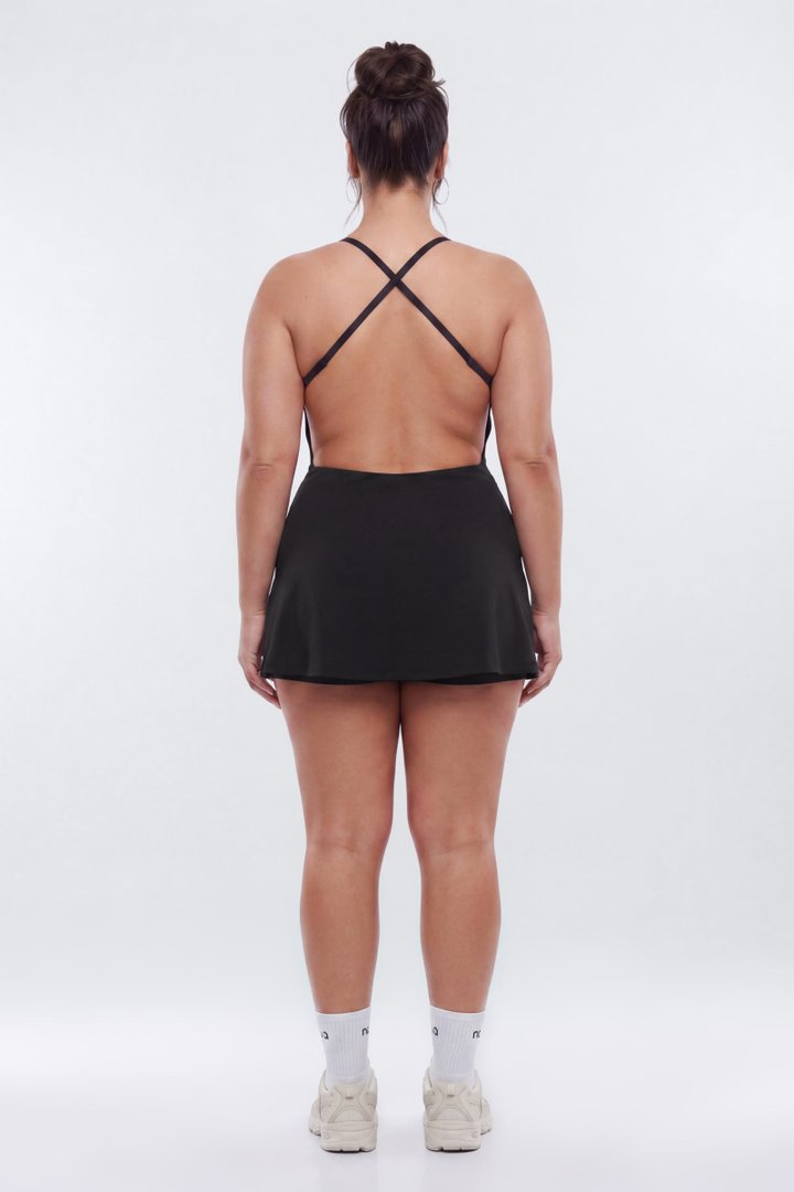 ProStretch™ Open Back Sports Dress - Black