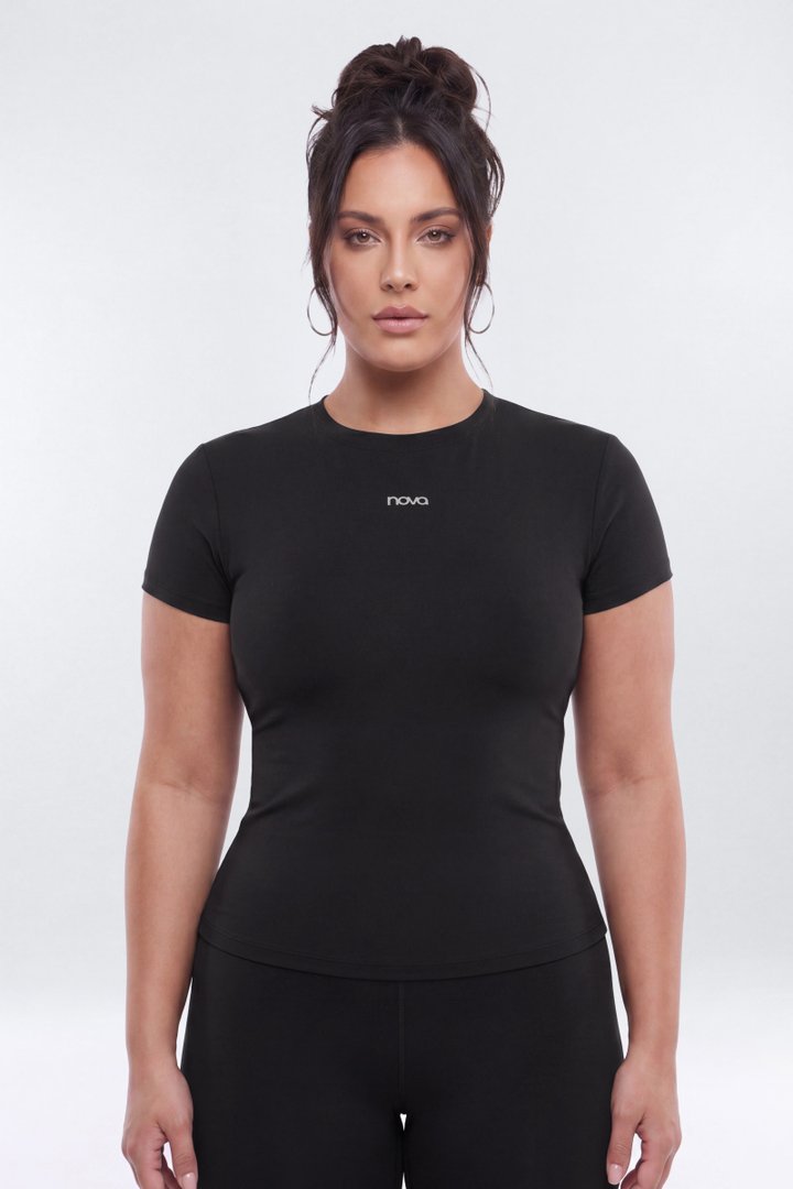 ProStretch™ Short Sleeve Sports Top - Black