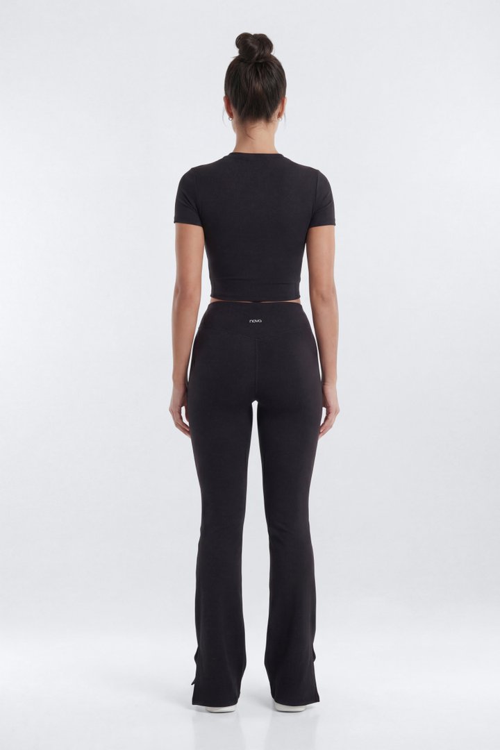 ProStretch™ 32″ Midrise Flare Legging - Black