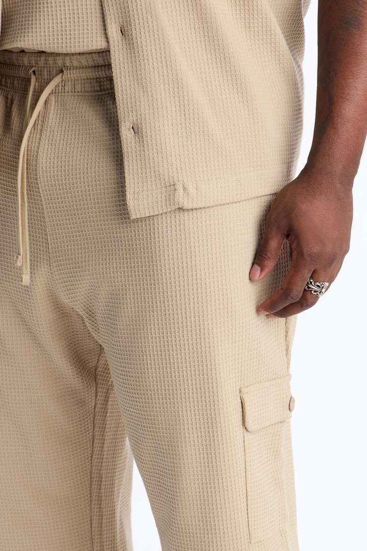 Straight Culver City Waffle Knit Pant - Stone