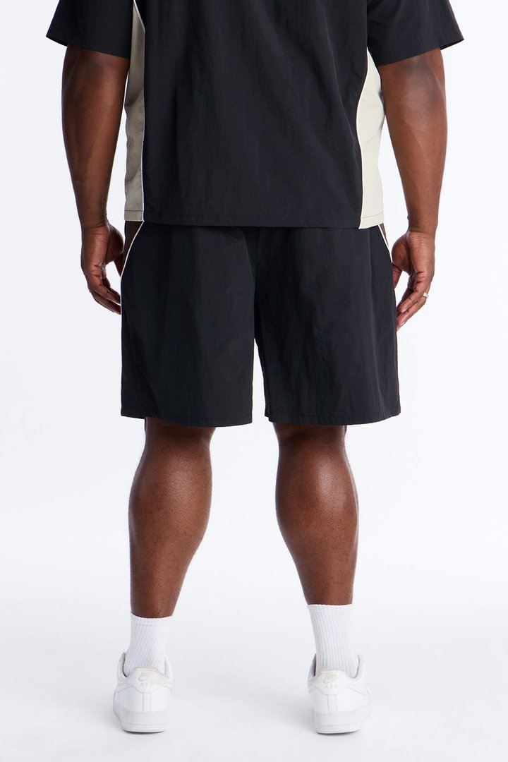 Relaxed Osaka Block Short - Black/Brown