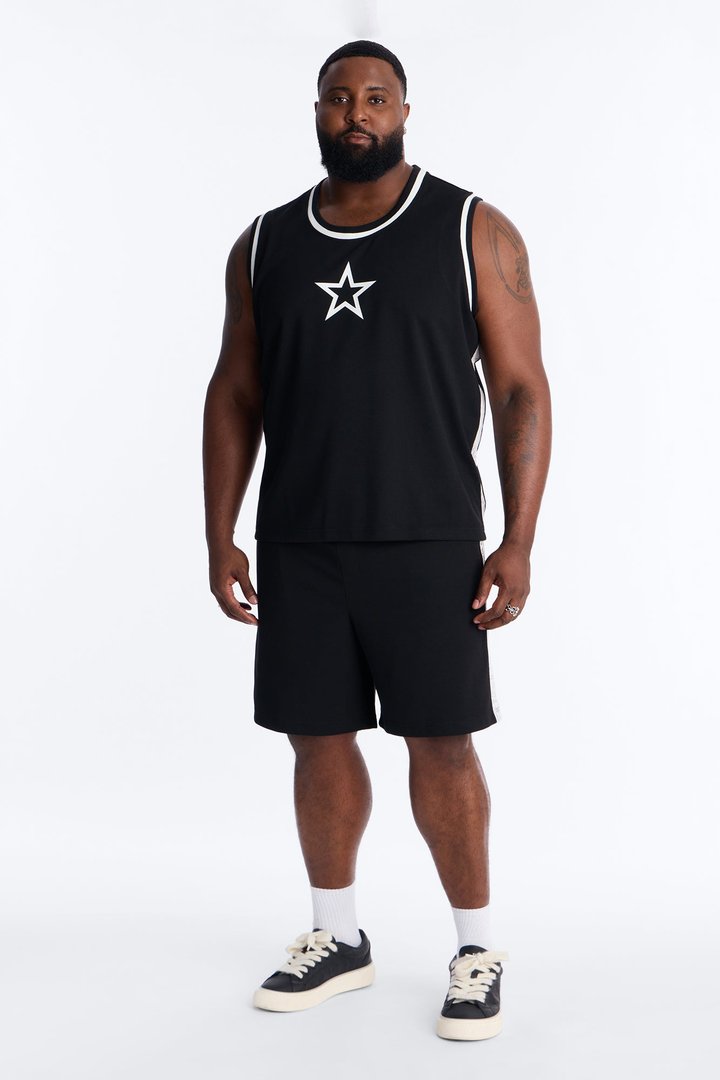 Relaxed All Stars Elevated Jersey Short - Black