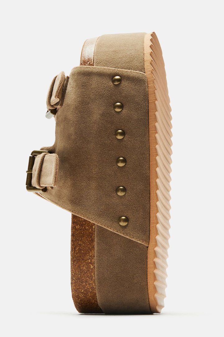 I Swear It's True Flatform Sandals - Nude