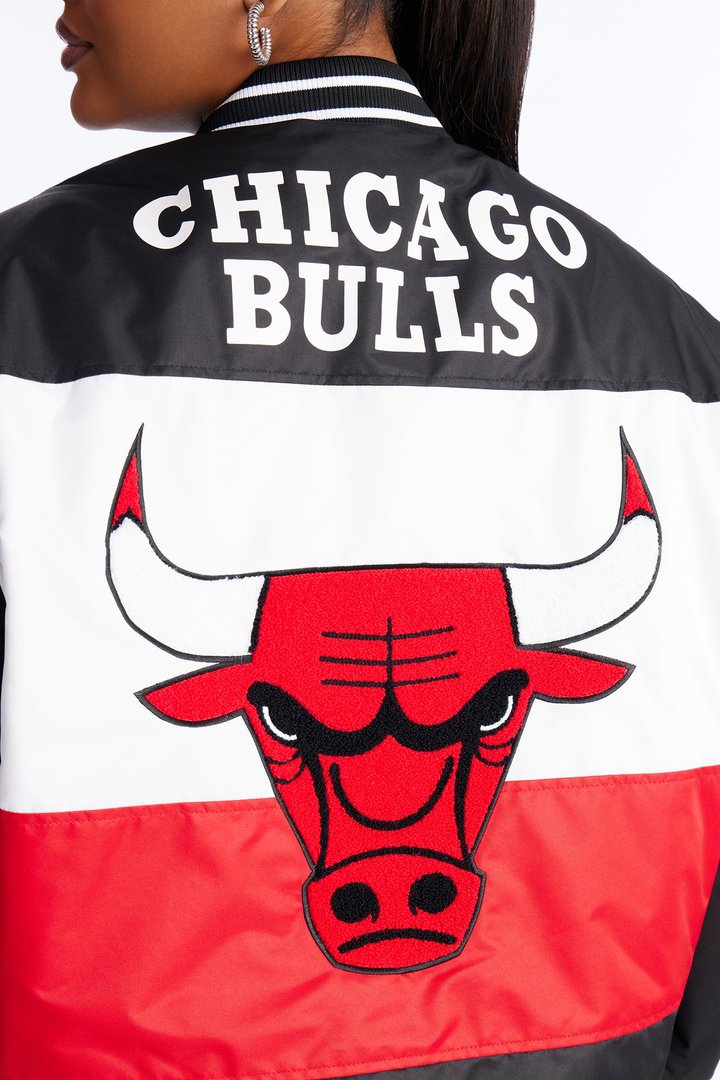 NBA Chicago Bulls Twill Jacket - Black