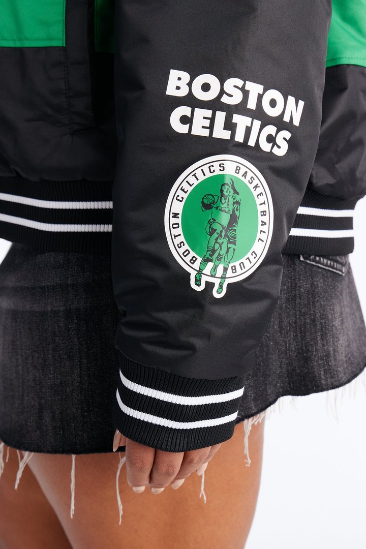 NBA Boston Celtics Twill Jacket - Black