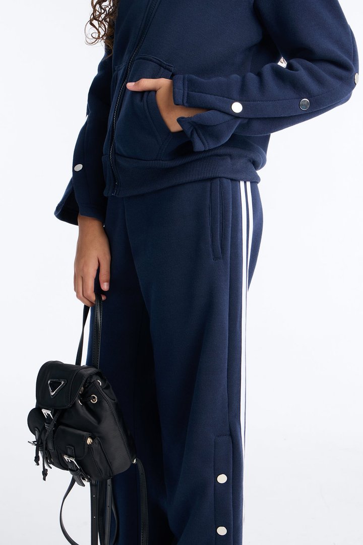 Mini Every Time Pant Set - Navy