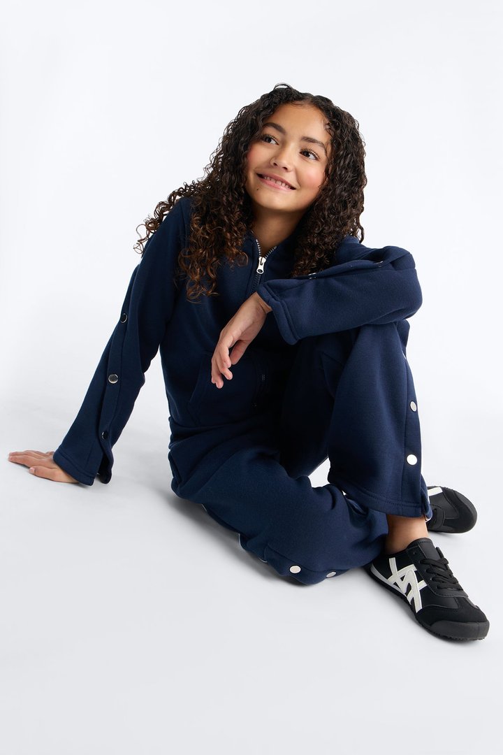 Mini Every Time Pant Set - Navy