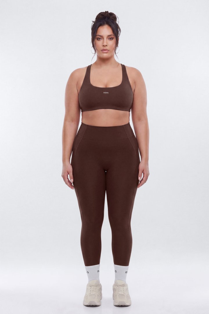 AirSculpt™ 25″ High Rise Legging - Brown
