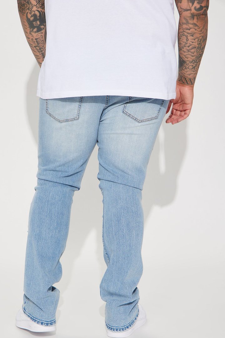 Innovative Stacked Skinny Flare Jeans - Medium Wash
