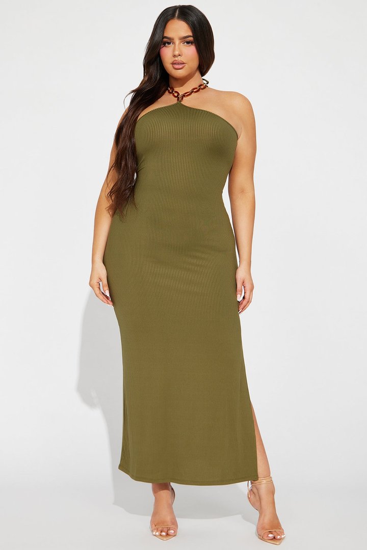 Camila Maxi Dress - Olive
