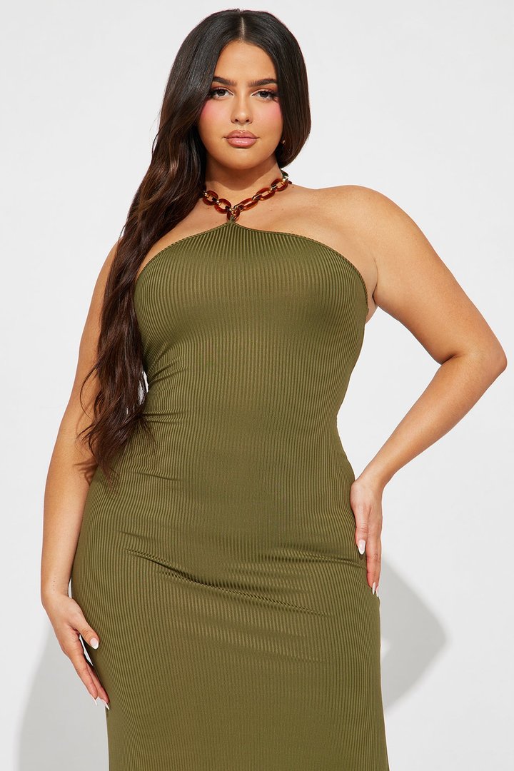 Camila Maxi Dress - Olive