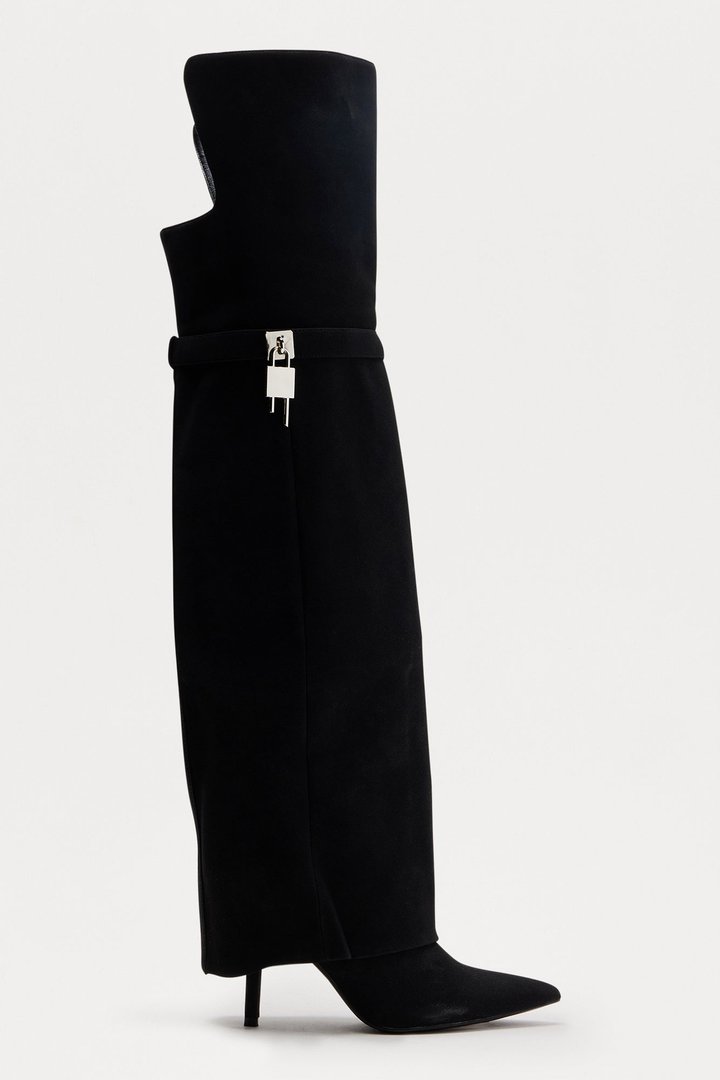 High Standards Overlay Boots - Black
