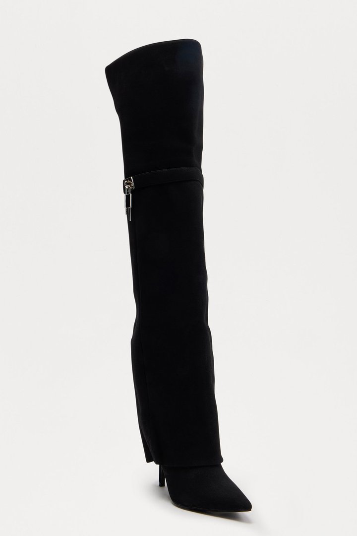 High Standards Overlay Boots - Black