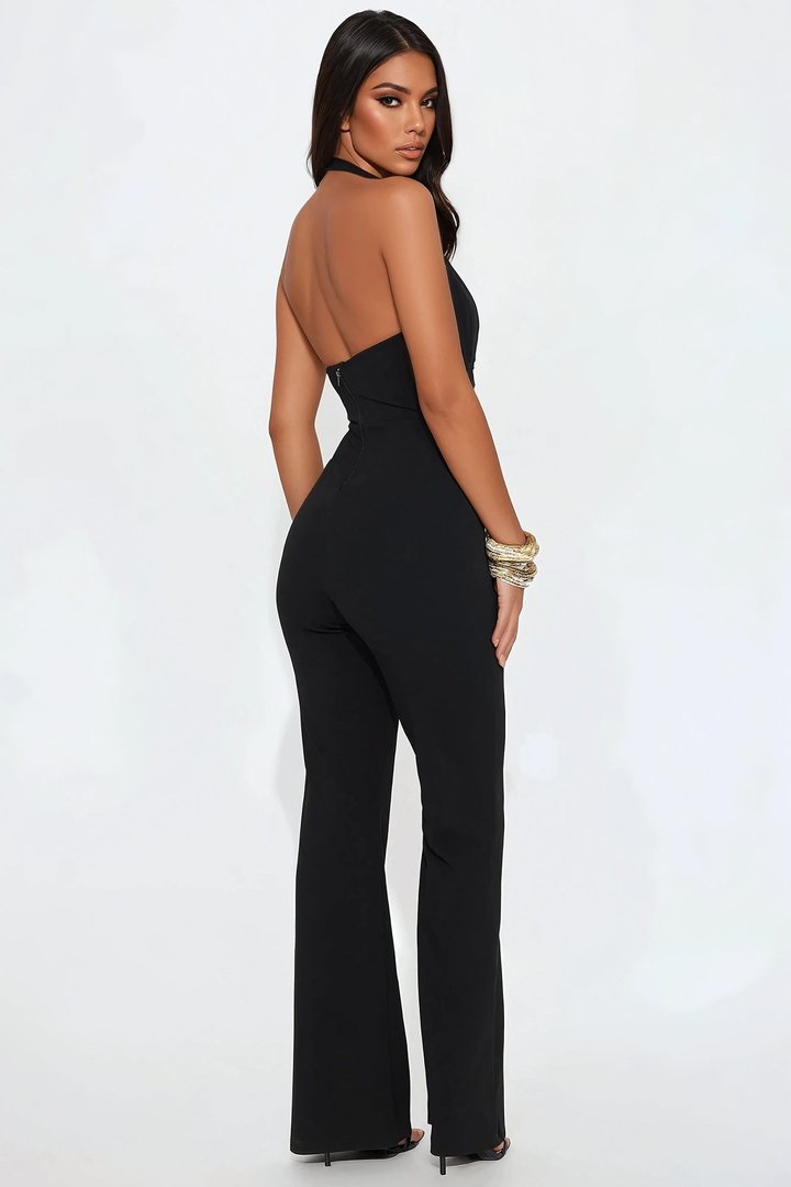 Feels Right Jumpsuit - Black