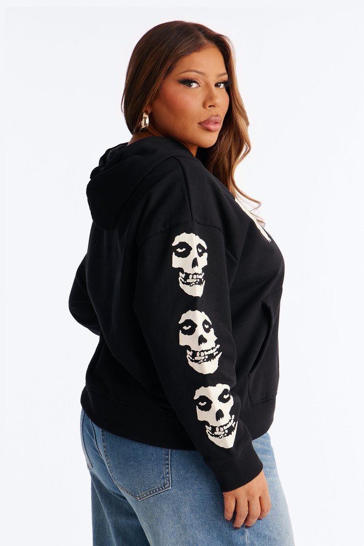 Misfits Skull Hoodie - Black