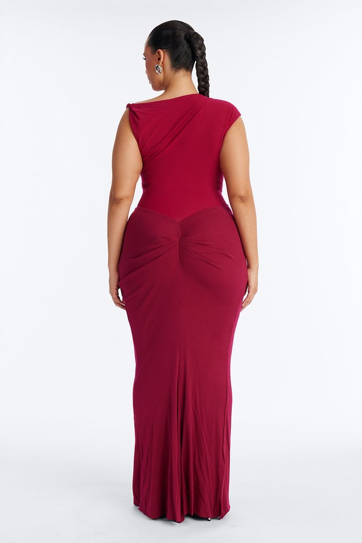 Forever Mood Embellished Gown - Magenta