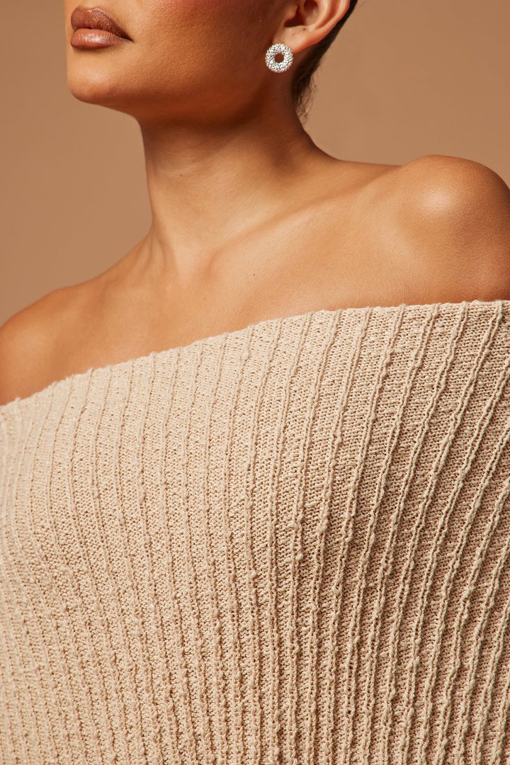 Harlow Knit Maxi Dress - Taupe