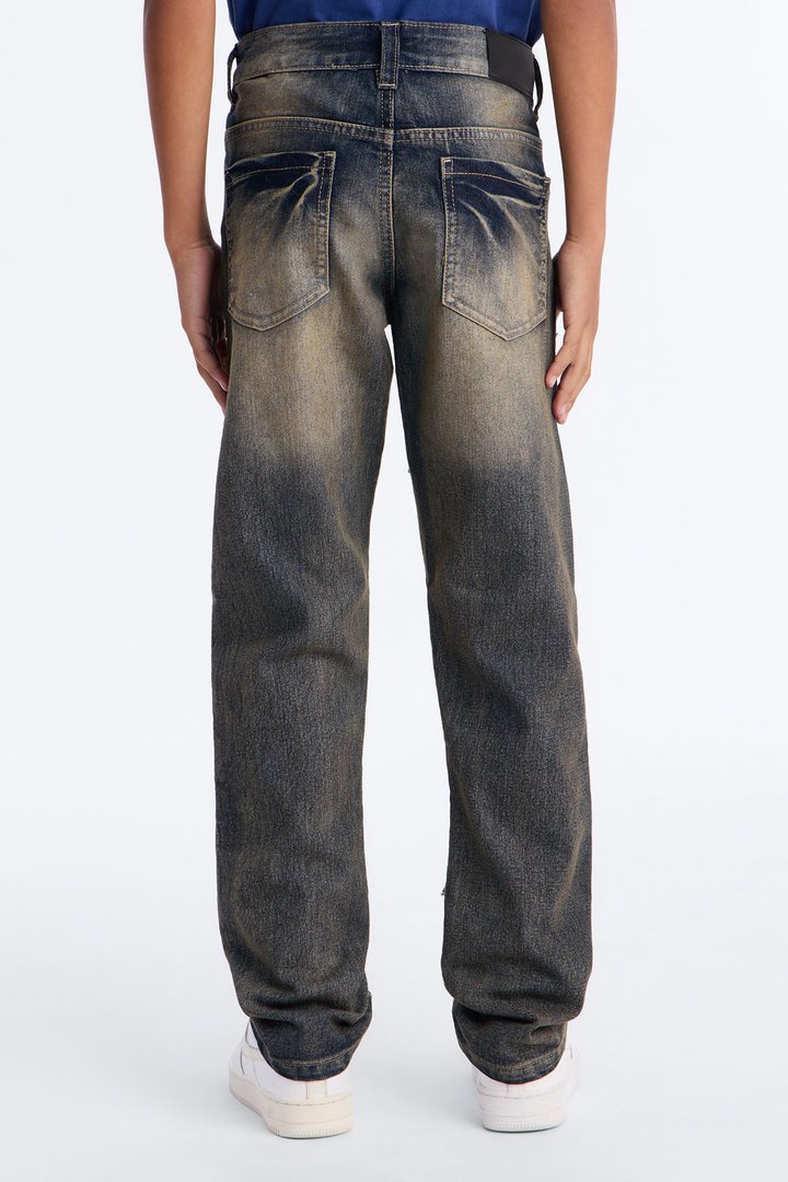 Mini Looking Forward Fray Jeans - Vintage Wash
