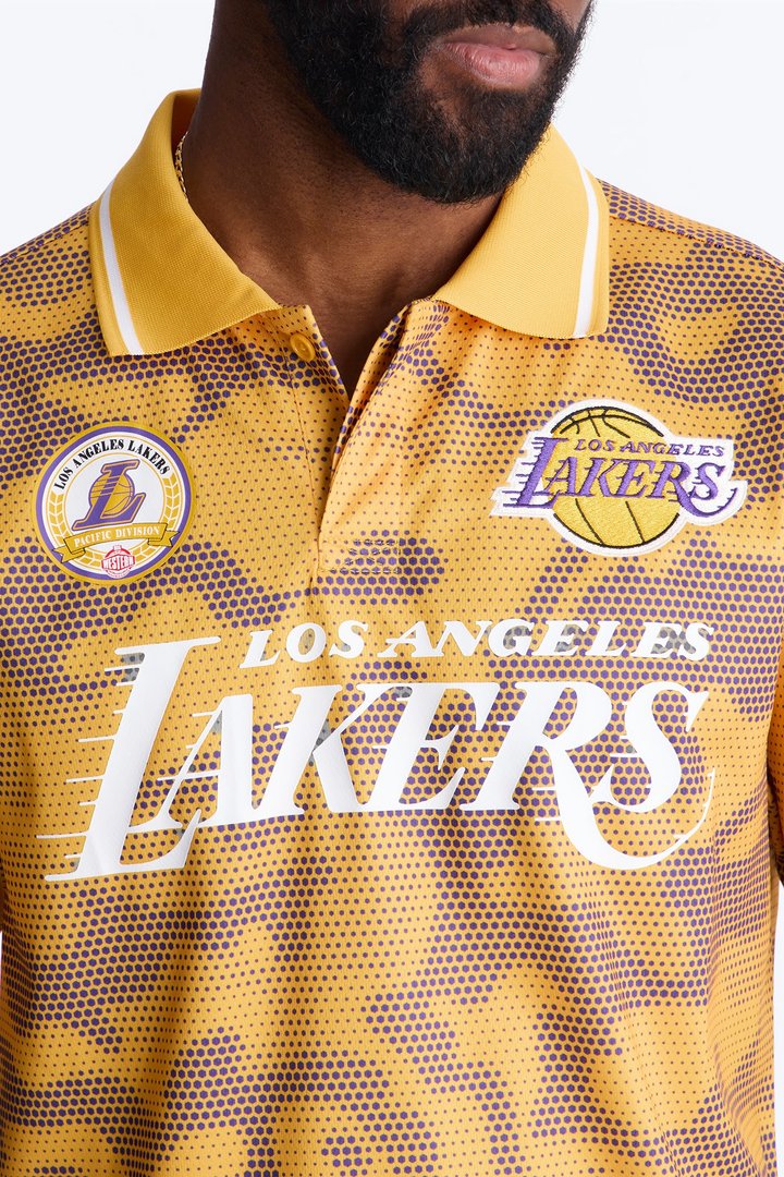 Lakers Digi Camo Soccer Top - Yellow