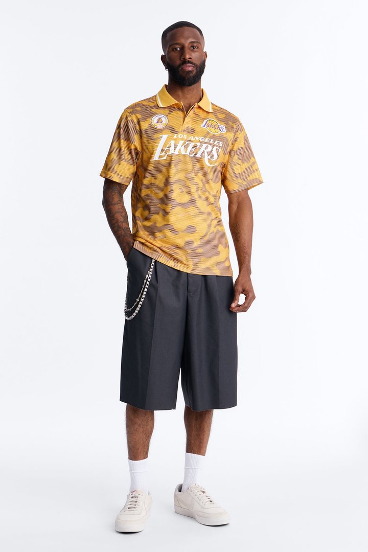 Lakers Digi Camo Soccer Top - Yellow