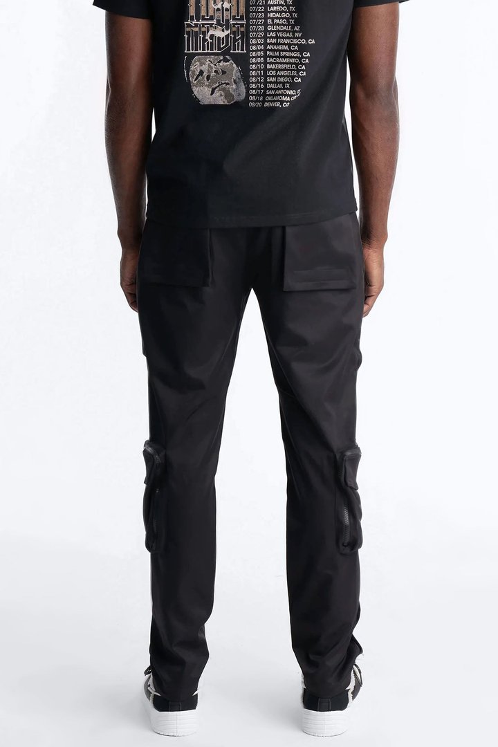 Slim Vector Deploy Zip Pant - Black