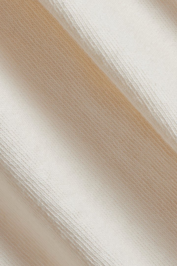 Cotton Jersey Short Sleeve T Shirt - Ivory