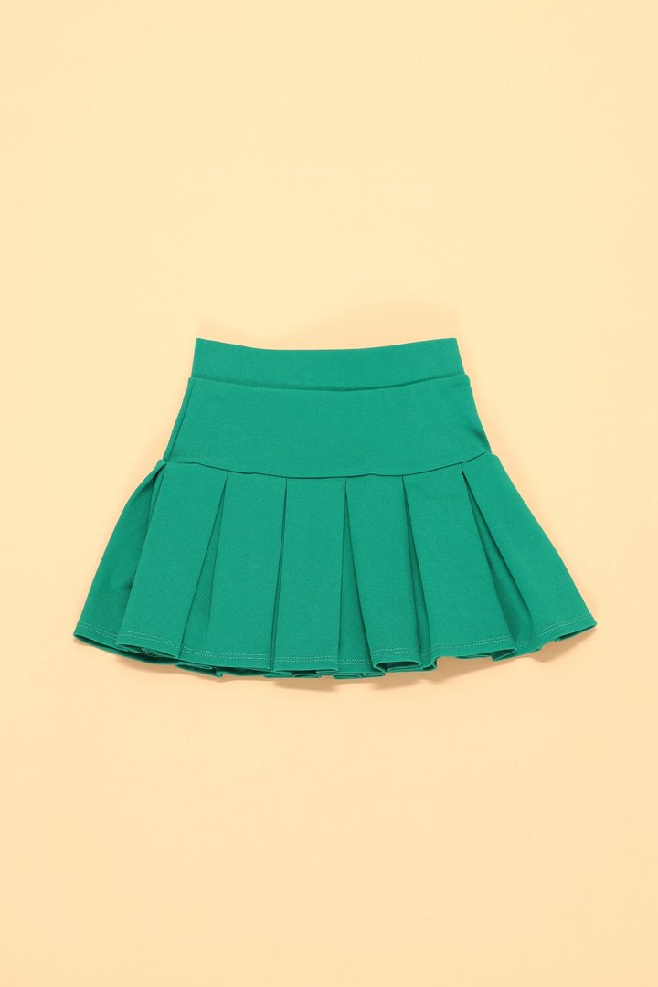 Mini Good Girl Pleated Skirt - Kelly Green