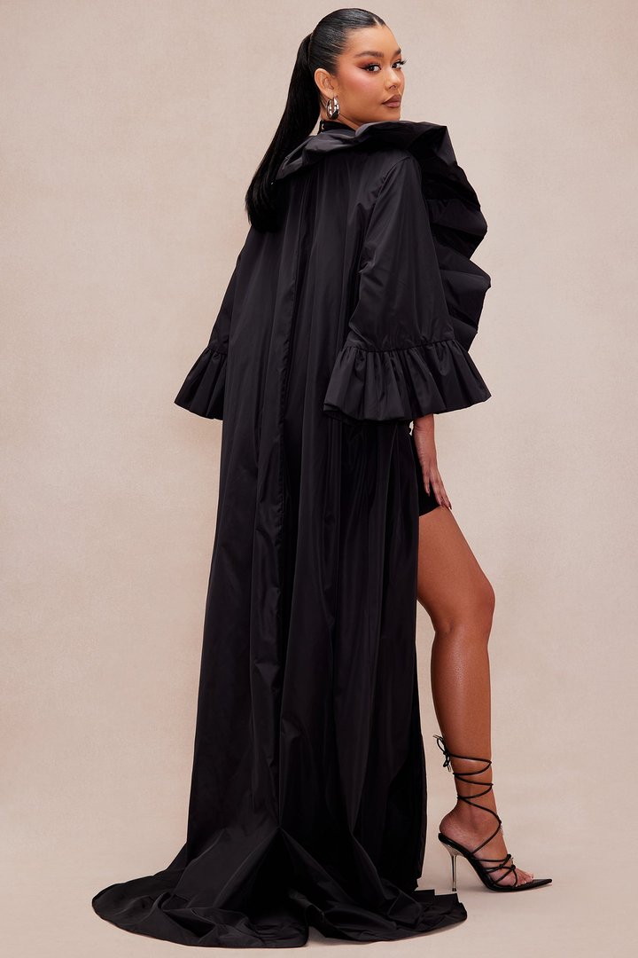 Ramona Taffeta Jacket - Black