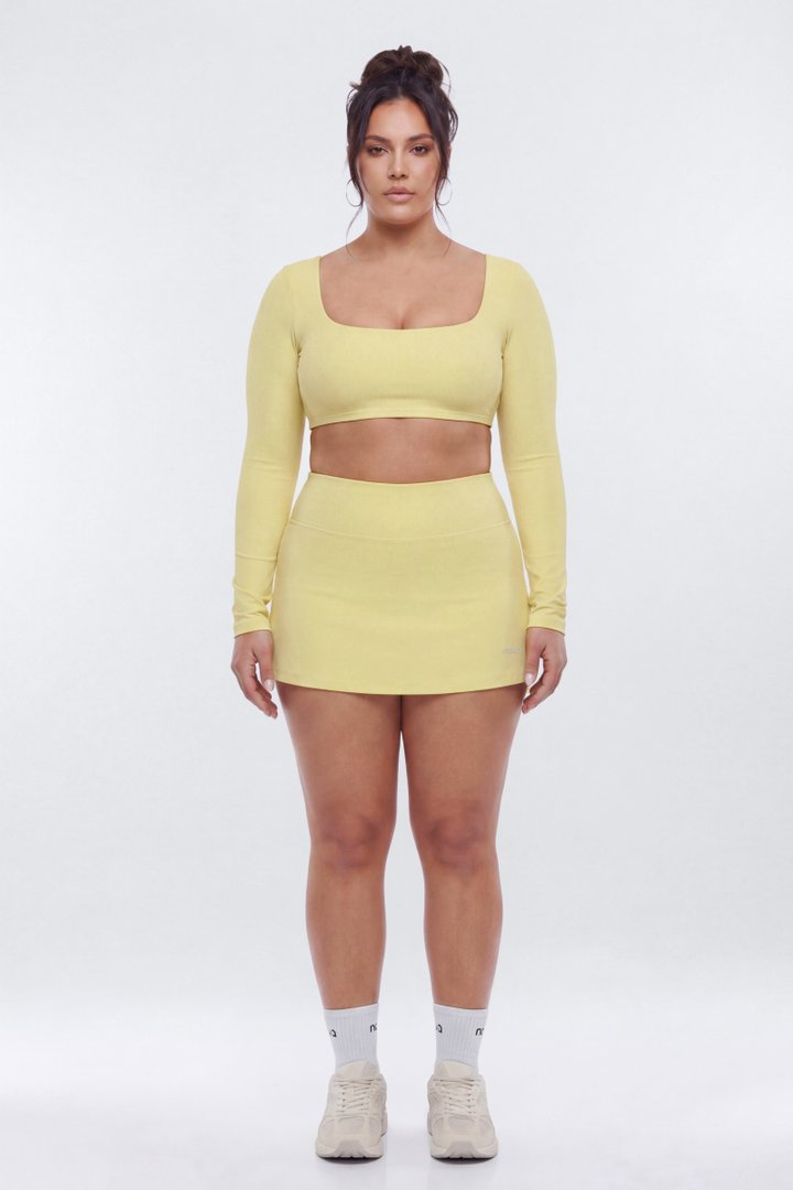 AirSculpt™ Mid Rise Mini Skort - Yellow