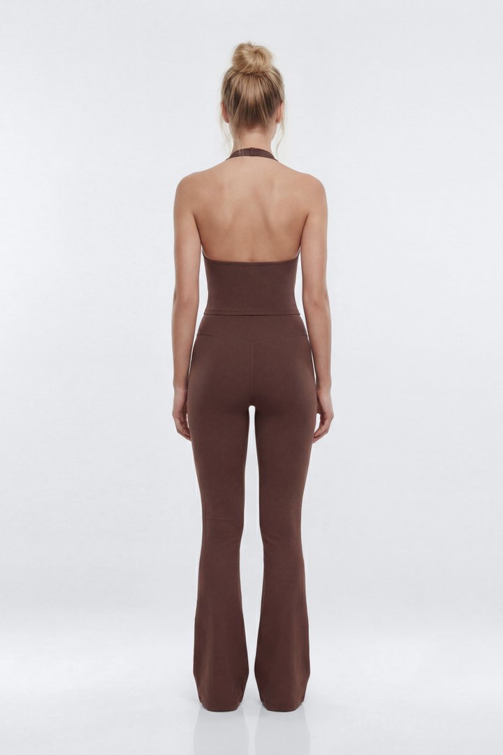 ProStretch™ 32″ Midrise Flare Legging - Brown