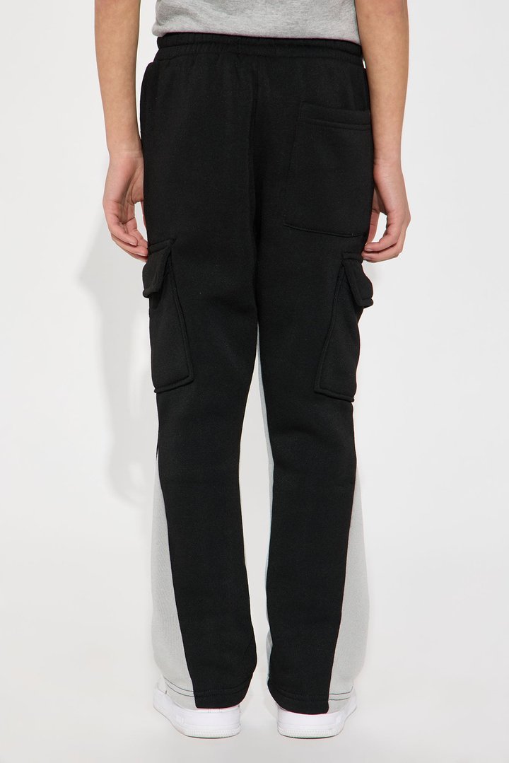 Mini Show A Little Cargo Flare Pant - Charcoal