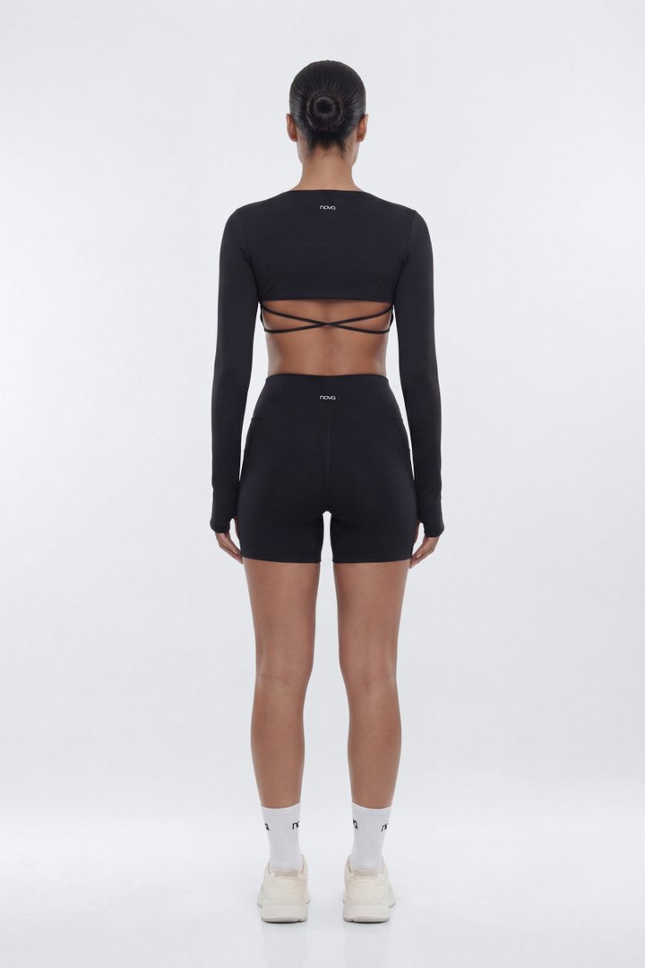 CloudForm™ Long Sleeve Shrug - Black