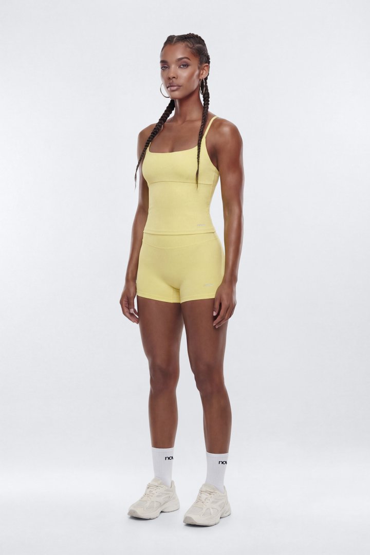CloudForm™ Y Back Sports Top - Yellow