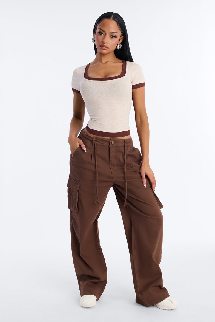 Out For The Day Cargo Pant - Brown