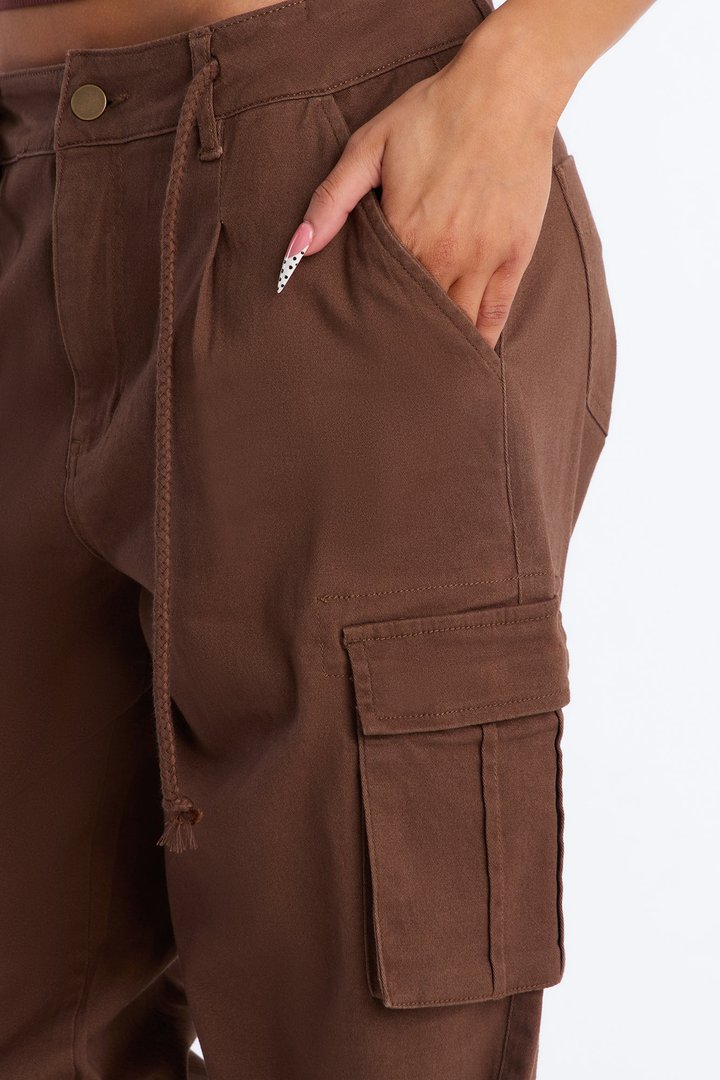 Out For The Day Cargo Pant - Brown