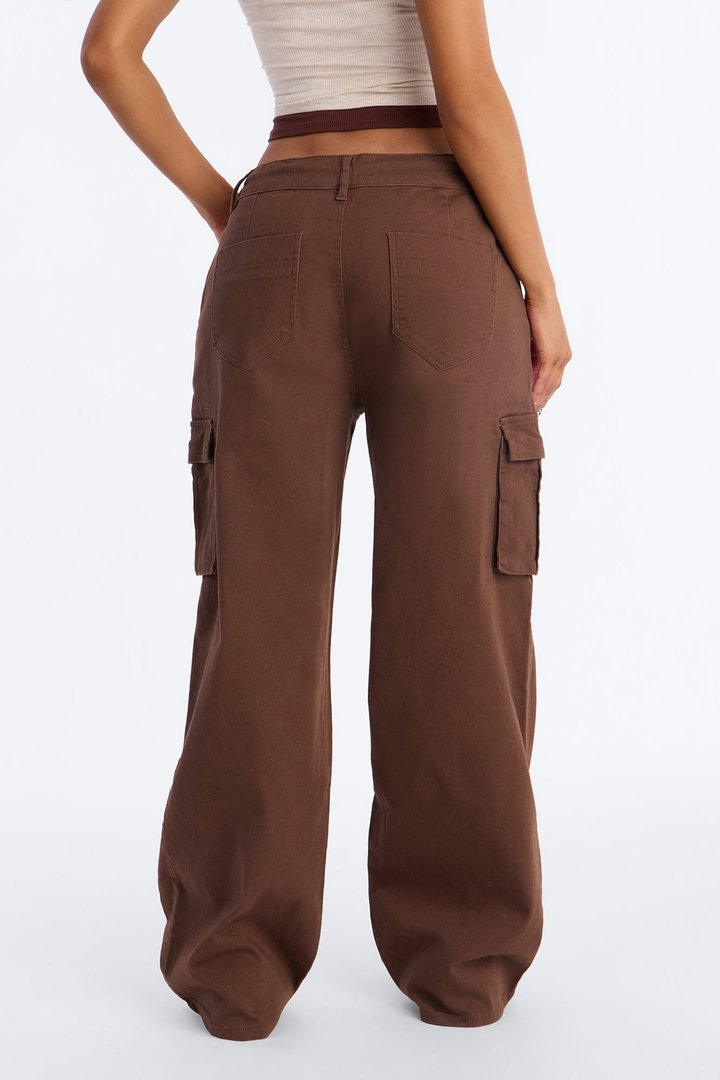 Out For The Day Cargo Pant - Brown