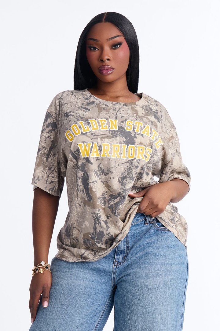 NBA Golden State Warriors Camo Tee - Camouflage