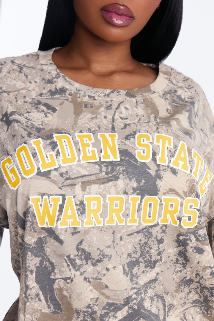 NBA Golden State Warriors Camo Tee - Camouflage