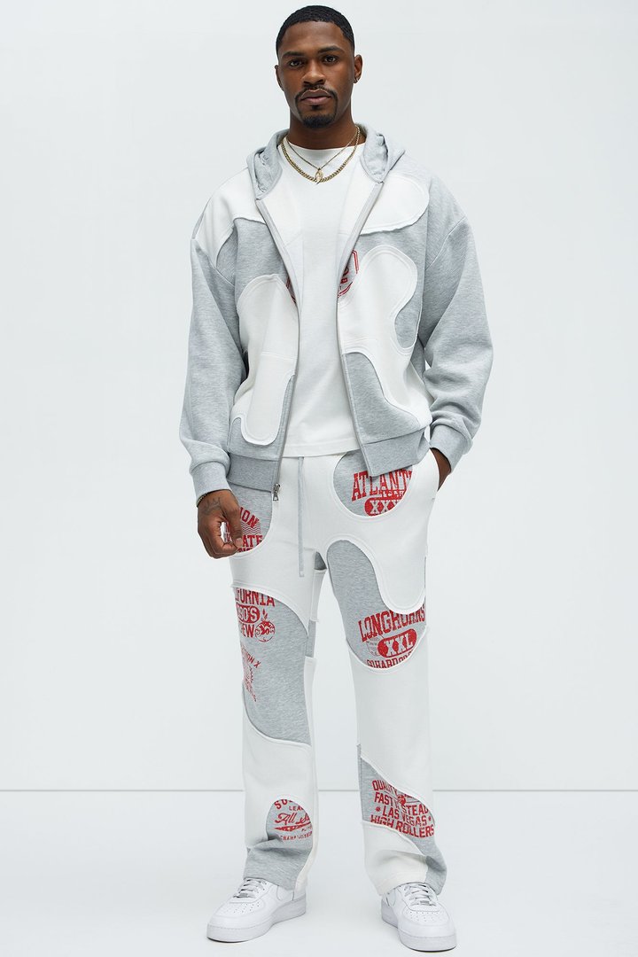 Tayson Champion Straight Sweatpants - Heather/Combo