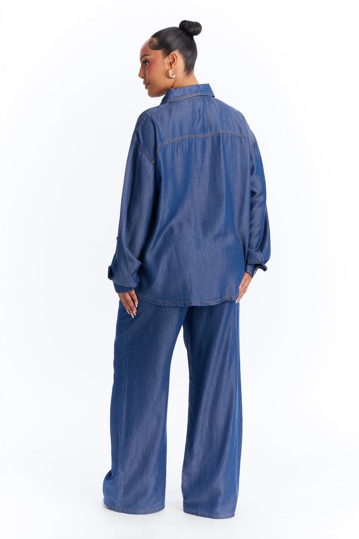 City Blues Pant Set - Blue
