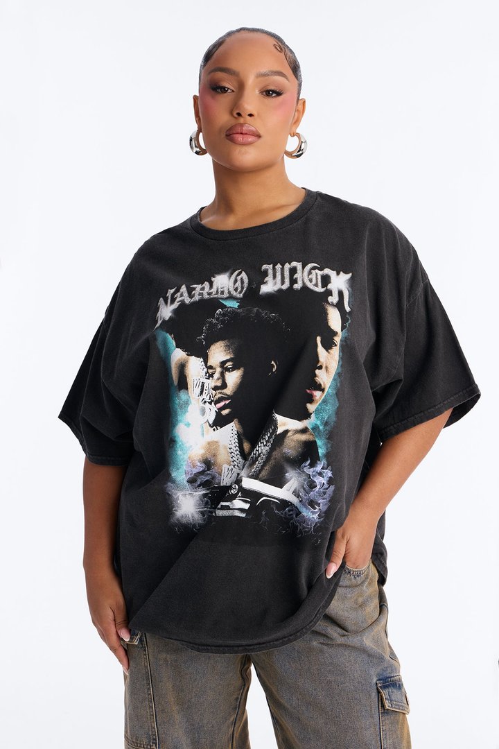 Nardo Wick Washed Tee - Black Wash