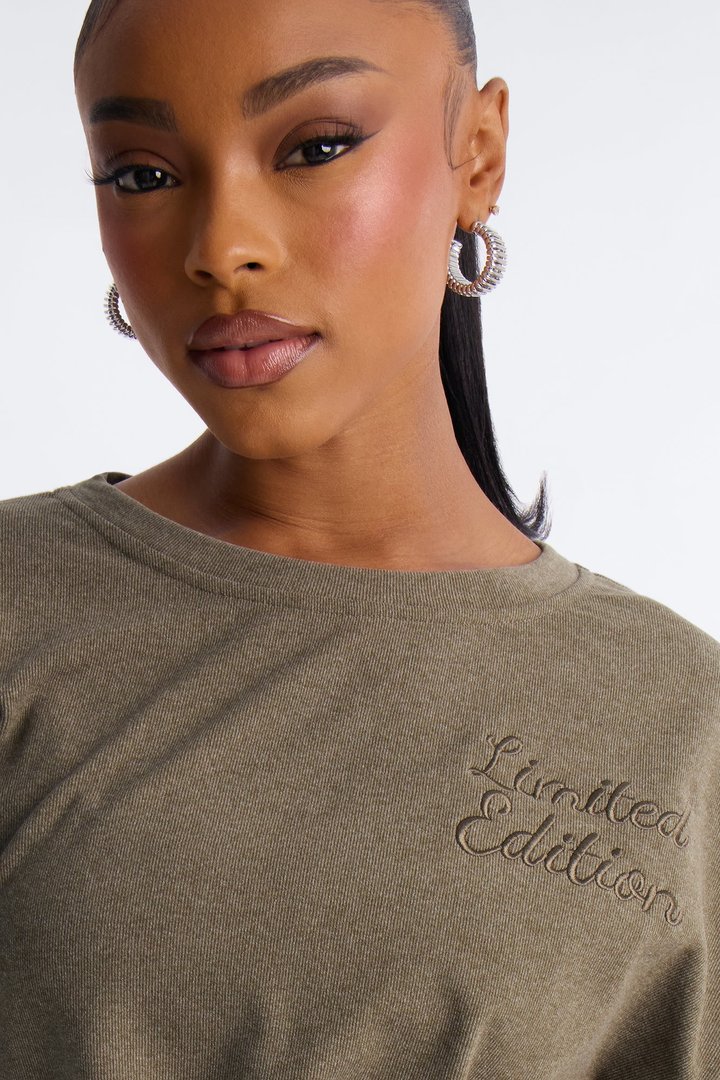 Limited Edition Butter Fleece Lounge Top - Sage
