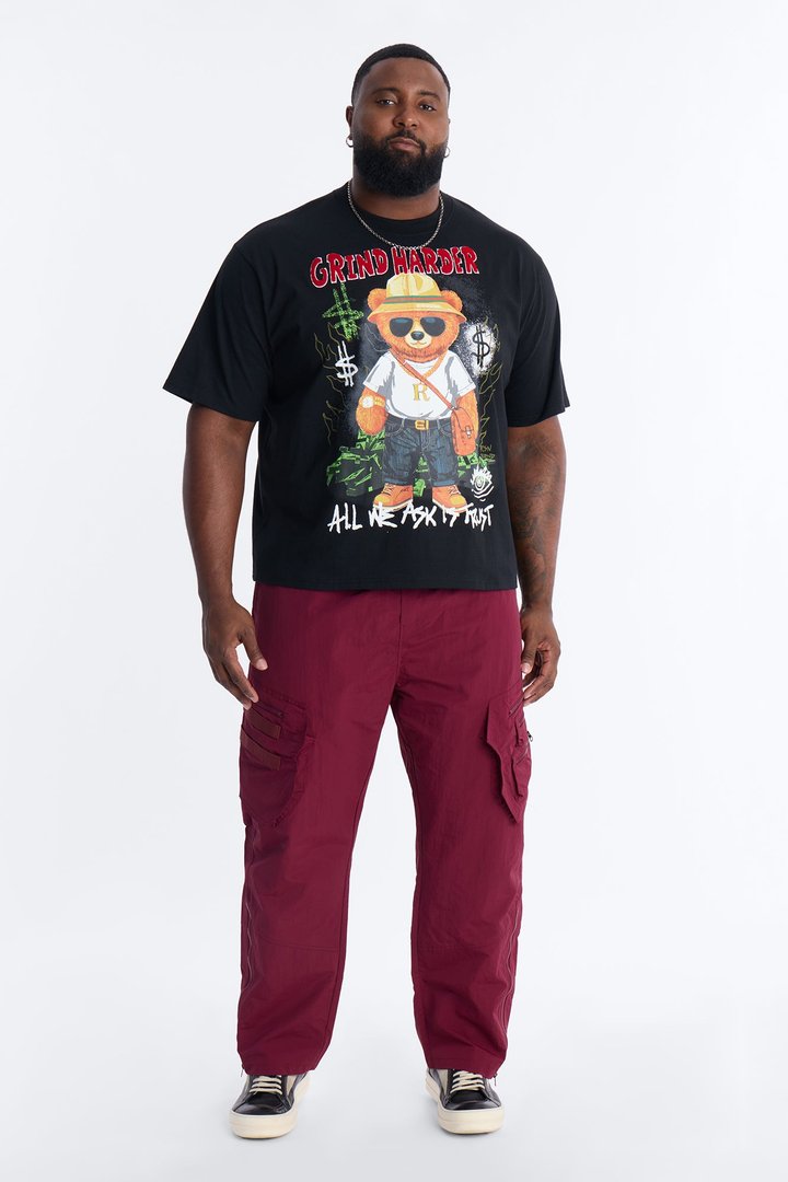 Money Grind Harder Short Sleeve Tee - Black