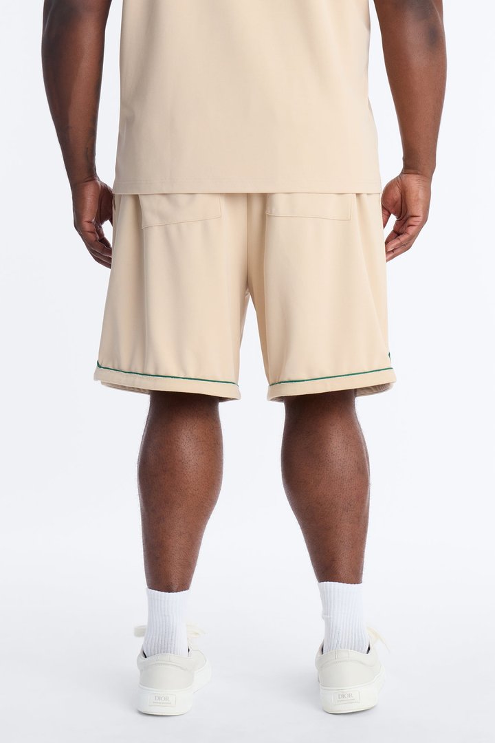 Relaxed Noir Shorts - Cream