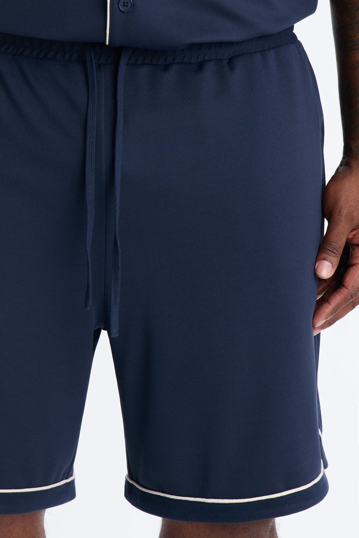 Relaxed Noir Shorts - Navy